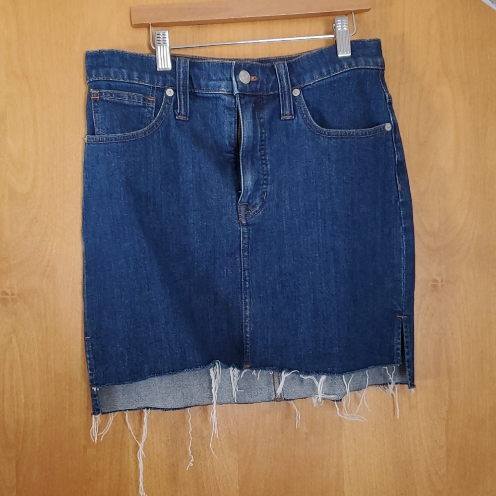 Madewell Denim Mini Skirt